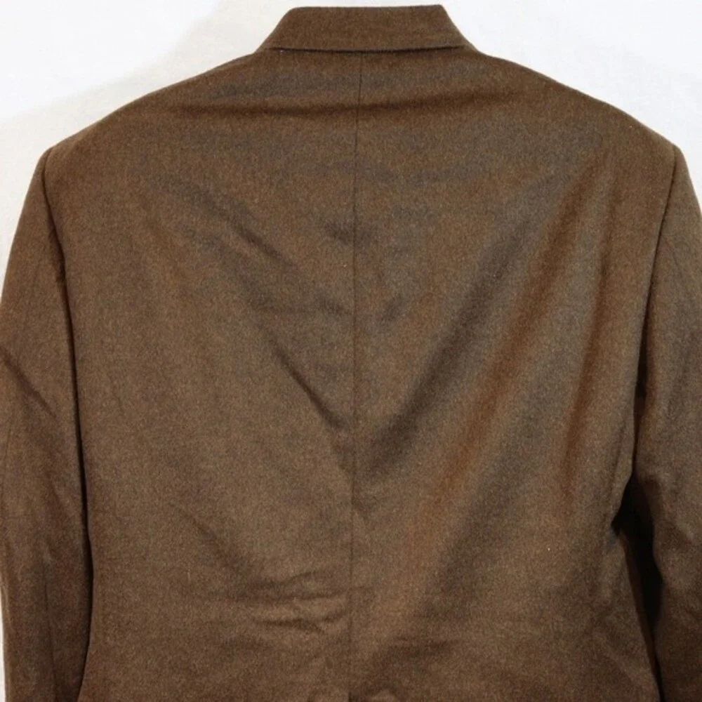 Bill Blass Brown 100% Camel Hair Blazer Jacket 42S